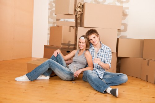Removalists loading household furniture for a Mortlake home move