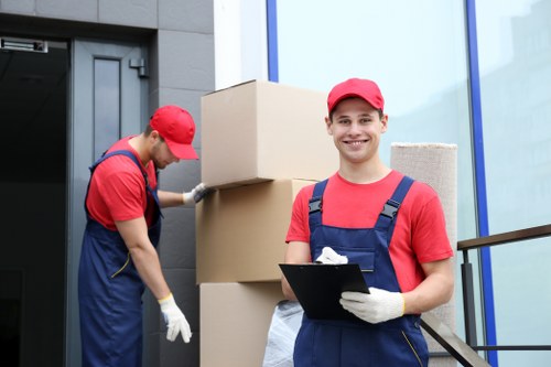 Mortlake Removals van supporting eco-friendly local moving