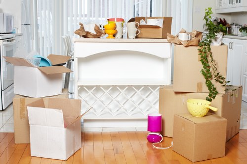 Professional movers handling belongings carefully during a Mortlake relocation