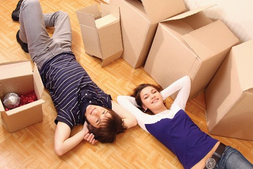 Preparing furniture for local collection in Mortlake